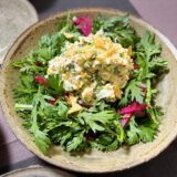 【はるあんちゃんレシピ】春菊のタルタルサラダを作ってみました！【簡単やみつき】
